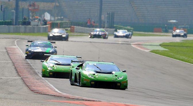 Podium Ziel für GRT Grasser Racing beim Blancpain-GT-Auftakt in Misano